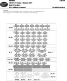 Bombs stripes for Aircraft Weapons: A mask 1:48