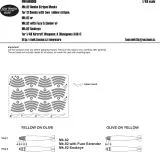 Mk.82 Bombs Stripes two yellow stripes mask 1:48