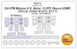 CH-37B/ C-37C mask (double sided) for Special Hobby 1:72