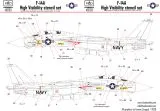F-14A High Visibility stencil 1:48