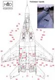 MiG-29 full Russian stencil 1:48 MiG-29 full Russian stencil 1:48