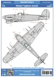 Hawker Typhoon stencils 1:48