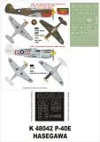 P-40E super mask for Hasegawa 1:48