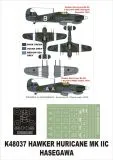 Hawker Hurricane IIC super mask for Hasegawa 1:48