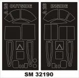 A-26 mask for Hobby Boss 1:32