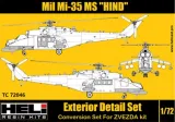 Mil Mi-35MS Conversion Set (w/ Fuel Tanks) 1:72