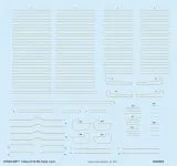 Fokker D. VII rib tapes linen 1:72 Fokker D. VII rib tapes linen 1:72