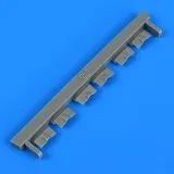 La-5 exhaust flaps for Clear Prop 1:72