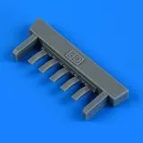 La-5 exhaust for Clear Prop 1:72