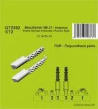 Beaufighter Mk.21 Flame Damper Exhausts (Aussie) 1:72