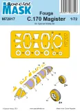 Fouga C.170 Magister mask for Special Hobby 1:72