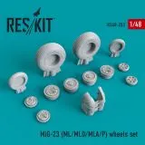 MiG-23 ML, MLD/MLA/P wheels set 1:48