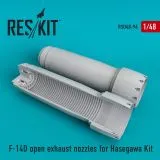 F-14D open exhaust nozzles for Hasegawa 1:48 F-14D open exhaust nozzles for Hasegawa 1:48