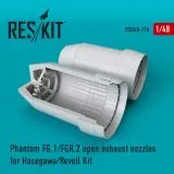 Phantom FG.1/FGR.2 open exhaust nozzles for Hasegawa/Revell 1:48 Phantom FG.1/FGR.2 open exhaust nozzles for Hasegawa/Revell 1:48