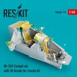 Mi-24V Cockpit set for Zvezda 1:48