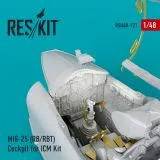 MiG-25 (RB/RBT) Cockpit for ICM 1:48 MiG-25 (RB/RBT) Cockpit for ICM 1:48