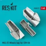 MiG-25 Wheels bay for ICM 1:48