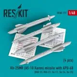 Kh-25MR (AS-10 Karen) missile with APU-68 1:48