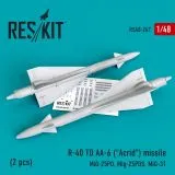 R-40TD (AA-6"Acrid") missile 1:48 R-40TD (AA-6"Acrid") missile 1:48