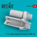 F-15C closed exhaust nozzles for GWH 1:48