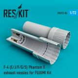 F-4 Phantom II (E/J/F/G/S) exhaust nossles for FUJUMI 1:72