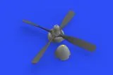 P-51D Hamilton Standard uncuffed propeller 1:48