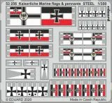 Kaiserlische Marine flags & pennants STEEL 1:350