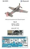 Bf 109F detail set (color) for Zvezda 1:48