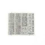 License plates for Soviet military & civilian vehicles (1977) 1:35 License plates for Soviet military & civilian vehicles (1977) 1:35