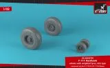F-111 Aardvark late type wheels w/ weighted tires 1:48