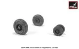F-14 Tomcat early type wheels 1:72