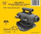 ESK 2000 B German WWII Gun Camera 1:32 ESK 2000 B German WWII Gun Camera 1:32
