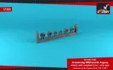 Armstrong Whitworth Argosy wheels 1:144 Armstrong Whitworth Argosy wheels 1:144