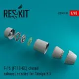 F-16 (F110-GE) closed exhaust nozzles for Tamiya 1:48 F-16 (F110-GE) closed exhaust nozzles for Tamiya 1:48