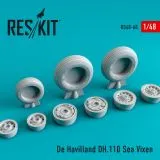 De Havilland DH.110 Sea Vixen wheels set 1:48