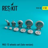 MiG-15 (late version) wheels set 1:32