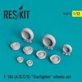 F-104 (A/B/C/D) "Starfighter" wheels set 1:32 F-104 (A/B/C/D) "Starfighter" wheels set 1:32