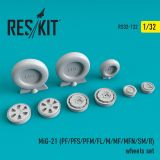 MiG-21 (middle) wheels set 1:32 MiG-21 (middle) wheels set 1:32