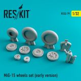MiG-15 (early version) wheels set 1:32
