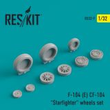 F-104 (E) CF-104 "Starfighter" wheels set 1:32