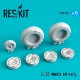 Ju 88 wheels set early version 1:72