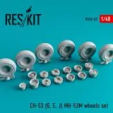 CH-53 (G, E, J) MH-53M wheels set 1:48