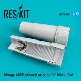 Mirage 4000 exhaust nozzles for ModelSvit 1:72