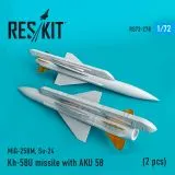 Kh-58U missile with AKU 58 1:72