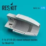 F-16 closed exhaust nozzles for Revell 1:72 F-16 closed exhaust nozzles for Revell 1:72