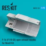 F-16 open exhaust nozzles for Revell 1:72 F-16 open exhaust nozzles for Revell 1:72