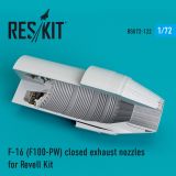 F-16 closed exhaust nozzles for Revell 1:72 F-16 closed exhaust nozzles for Revell 1:72