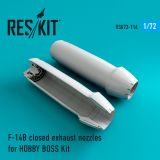 F-14 (BD) closed exhaust nozzles for HOBBY BOSS 1:72 F-14 (BD) closed exhaust nozzles for HOBBY BOSS 1:72