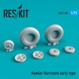 Hawker Hurricane wheels set early type 1:72 Hawker Hurricane wheels set early type 1:72