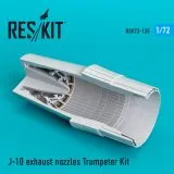 J-10 exhaust nozzles Trumpeter 1:72 J-10 exhaust nozzles Trumpeter 1:72